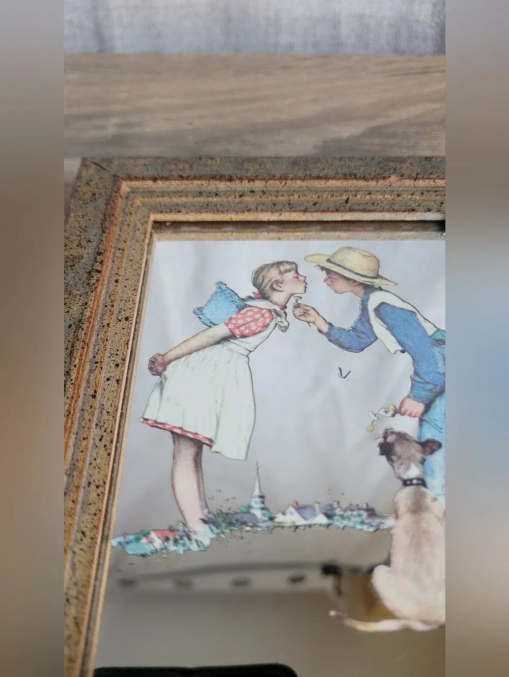 Norman Rockwell charming gold